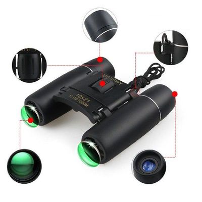 MagiDeal Telescope 10x21 Binoculars Night Vision Bak7 for