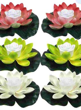 Floating Flower Lamp Solar Pond Lights Water Lily Lights