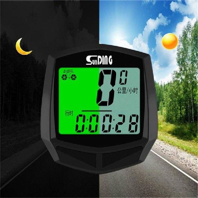 bike ride speedometer sd-581c waterproof wired digital