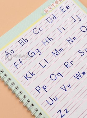 26 English Letters Practice Copybook Words Children's Bo