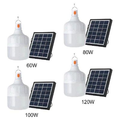 Solar LED Light Bulb Emergency Lantern 3 Lighting Modes Outd