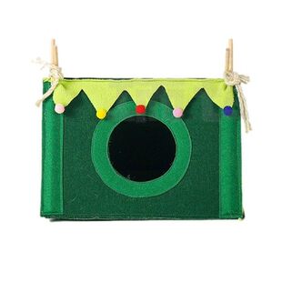 Christmas Decorations Hamster House Small Animal Sleeping