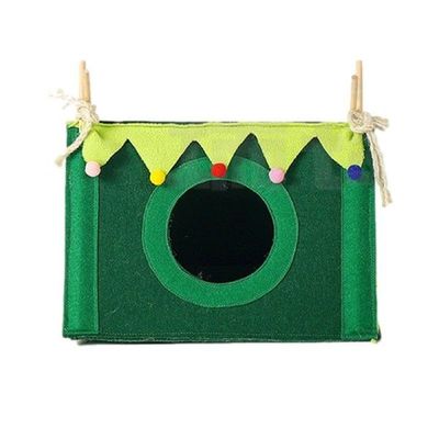 Christmas Decorations Hamster House Small Animal Sleeping