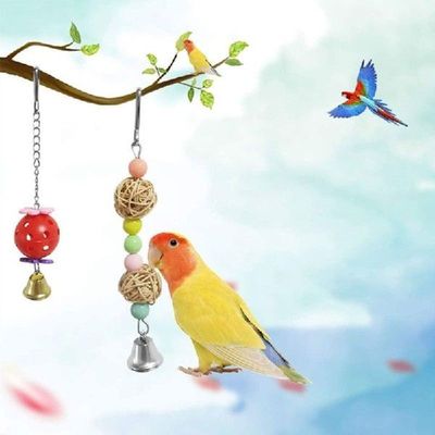 Parrot Toy Kit Bird Toy Accessories Bird Cage Toy For