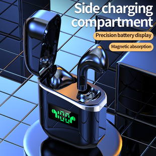 A30 Wireless Headset Smart Digital Display 5.0 Touch Earphon