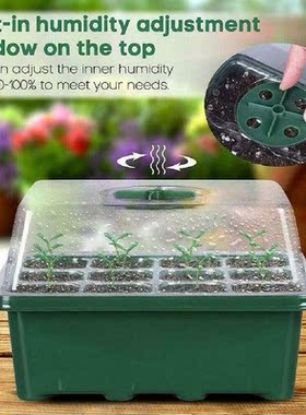 12 Hole Plant Seed Grows Box Nursery Seedling Starter