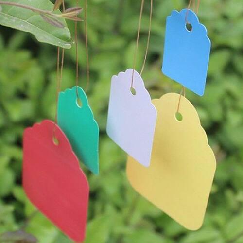 100pcs Waterproof Strip Line Plant Labels Plants Hang Tag