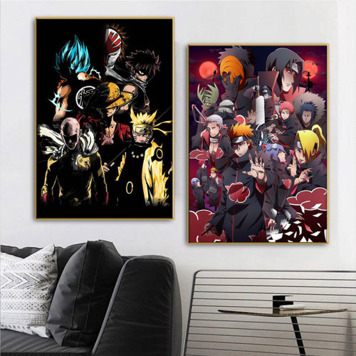 Japanese Anime Character Naruto  Painting Art Poster Decorat
