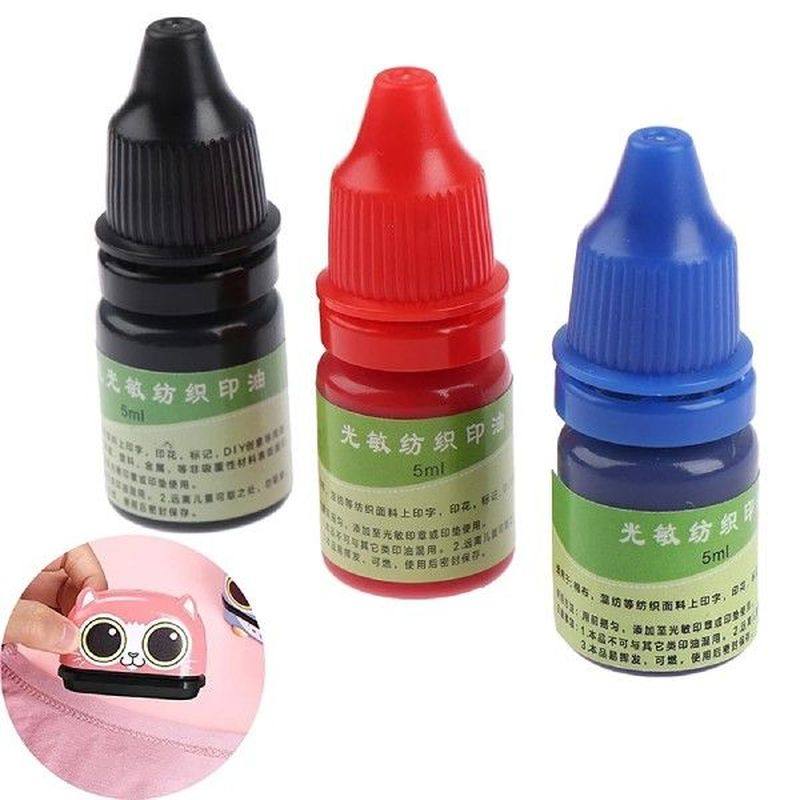 5ml pratical refill ink 3 color choice for self inking