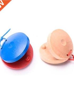 Toddler Musical Instruments Castanets Round Dance Board