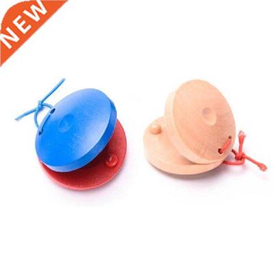 Toddler Musical Instruments Castanets Round Dance Board