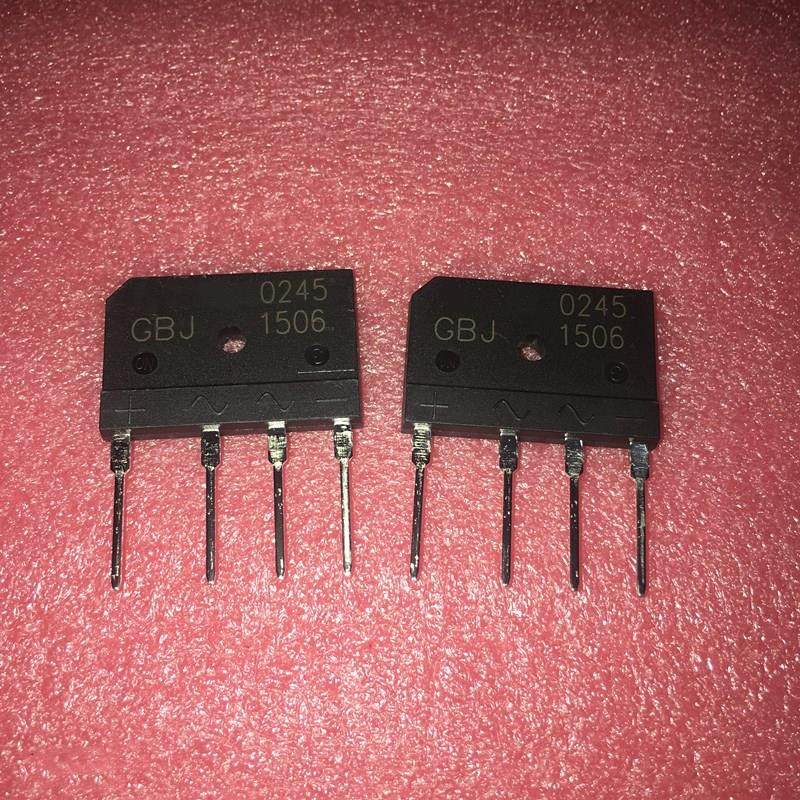 2pcs/lot New GBJ1506 Full Wave Flat Bridge Rectifier 15A 600