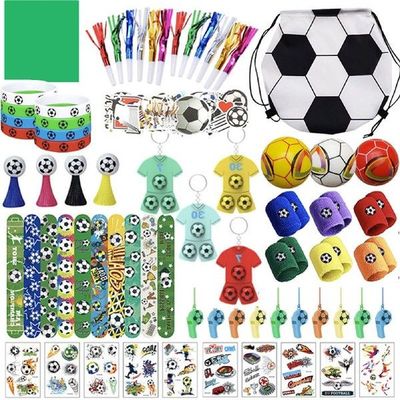 122Pcs Soccer Party Favors Birthday Toy Ball Silicone