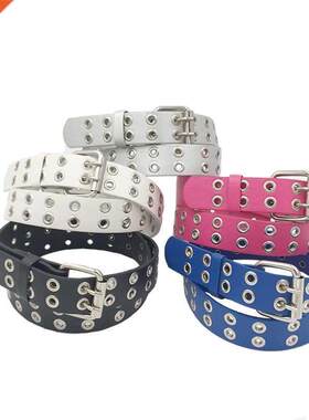 Fashion Children Kids Solid Color Belt Unisex Hollow Out Sma