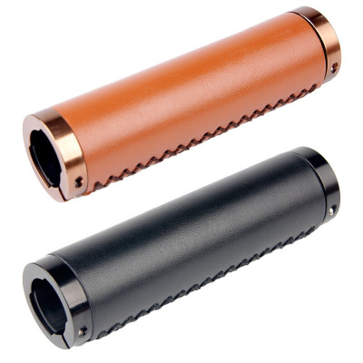 Bicycle leather handle cover mountain bike retro lock handl