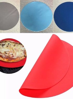 30cm Silicone Round Baking Mat Oven Microwave Cookie Pizza