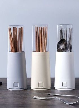 Peralatan Plastik Sendok Garpu Pemegang Rak Sendok Garpu