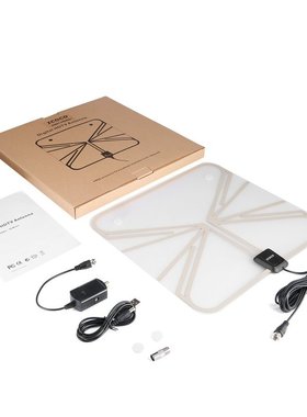 Indoor Ultra-thin Digital HDTV 50 Miles Antenna With A