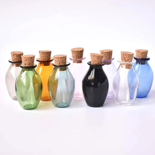 Mini Glass Bottles Colourful Drifting Bottles Small Wishing