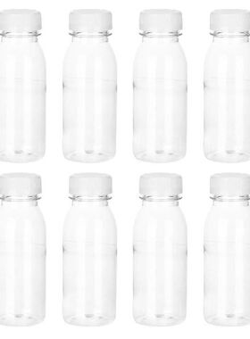 8pcs Cold Beverage Jugs Plastic Smoothie Bottles Portable