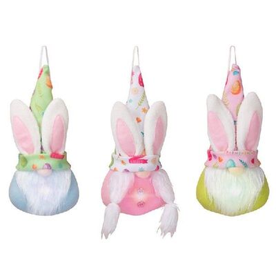 Easter Electrified Rudolph Pendant Faceless Bunny Doll