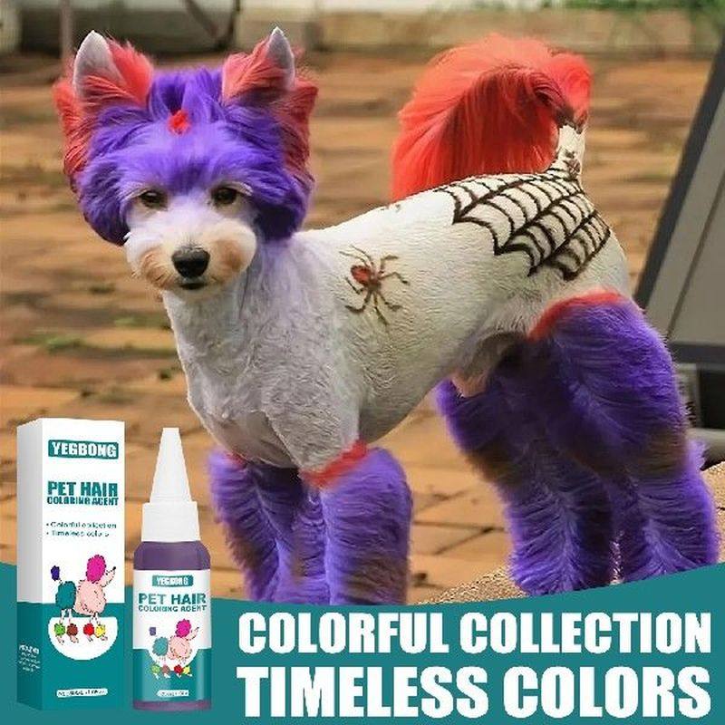 pet hair dye cream animals  grooming hair coloring dyes