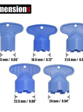 5pcs Cache Faucet Aerator Keys Tap Inflator Liner Foamer