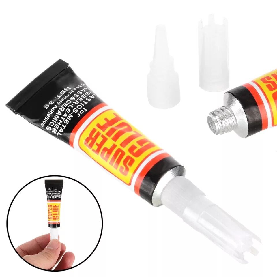 Liquid Super Glue Instant Strong Bond Leather Wood Rubber Me