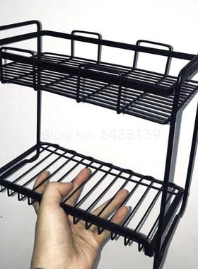 Bathroom racks free punching floor sinks skin care products