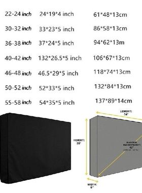 Outdoor TV Screen Cover Weatherproof Universal Protector