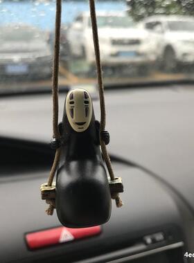 Cute Anime Car Ornaments Faceless Male Car Pendant Car Rearv