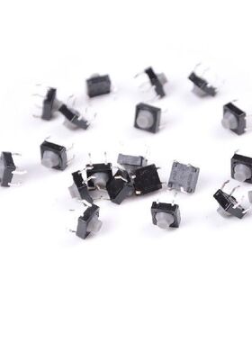 20pcs/lot Micro Switch 8x8x5MM 4PIN Conductive Silicone