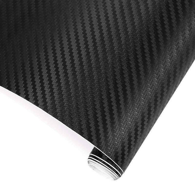 3d carbon fibre adhesive wrap for car 1500 x 300 mm black f