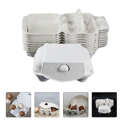 Egg Cartons Paper Storage Chicken Tray Eggs Reusable Box 6