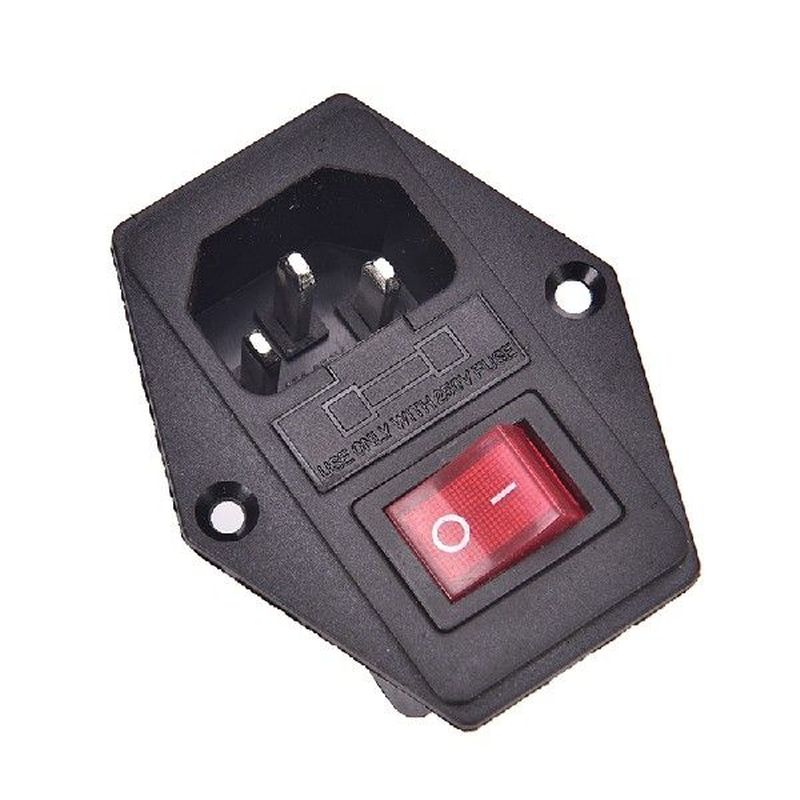 NEW AC 10A 250V Male Power Socket 3 Pin IEC320 C14 Inlet