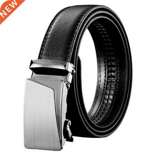 Mens Business Style Belt Black Pu Leather Strap Male Waistba