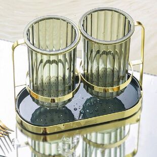 Cutlery Kitchen Storage Holder Plastic Drainer Drying Rack