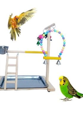 Mainan Interaktif Tempat Bermain Anak Platform Burung Bayan