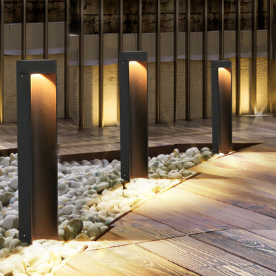 Outdoor Garden Pole Bollard Light Aluminum Courtyard Lawn Bo