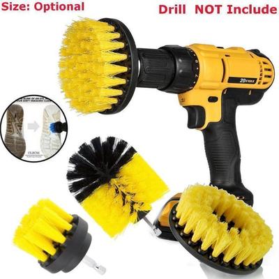 3pcs Power Scrubber Brush Set For Bathroom Drill Scrubber Cl