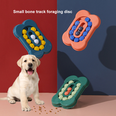 1pcs Pet Dog Feeding Slow Food Bowl Bone Track Foraging