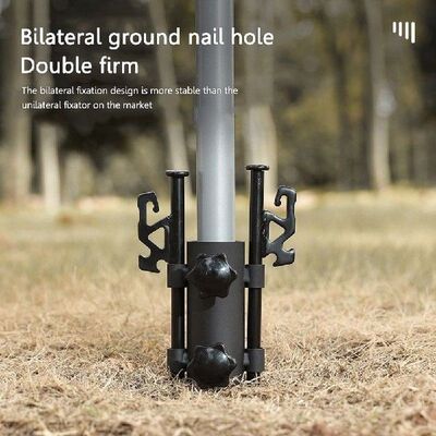 Adjustable Iron Tent Awning Rod Fixer Outdoor Camping