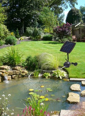 Solar Air Pump Kit Aquarium Aeration Pump Outdoor Fishing Ae