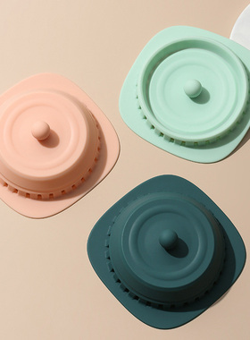 Silicone Shower Bathroom Floor Drain Cover Deodorizer Sewer