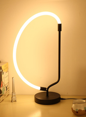 Creative Art Desktop Table Night Light Dimmable Desk Reading