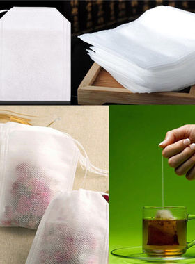 5.5 x 7CM /9x10cm 100Pcs Empty Scented Tea Bags With String