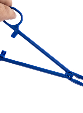1 pcs 16cm Plastic Hemostat Forceps Sharp Mouth Pliers