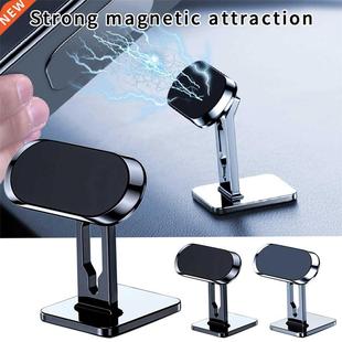 Metal Car Phone Holder Magnetic Mobile Phone Stand For Car D