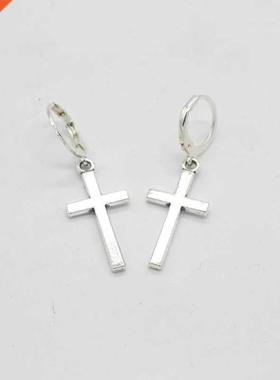 Newe Fashion Cross Pendant Cartilage Drop Dangle Earrings