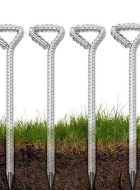 12-Inch Ground Stakes 12'Robust Metal Camping Stakes Nai